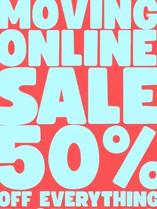 We are moving completely online. To celebrate - everything except LBG is 50% off In store for locals and online for everyone! Run don't walk we are down to final units. #labohémelifestyle #sale #alema
