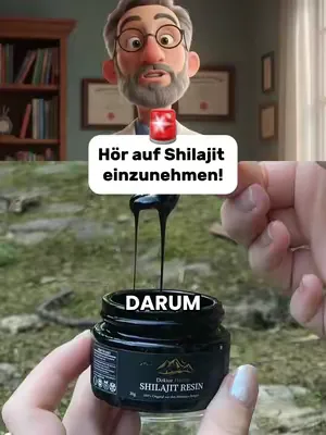 Warum du Shilajit NICHT nehmen solltest‼️🚨  #shilajit #shilajitresin #energybooster #supplement #energie 