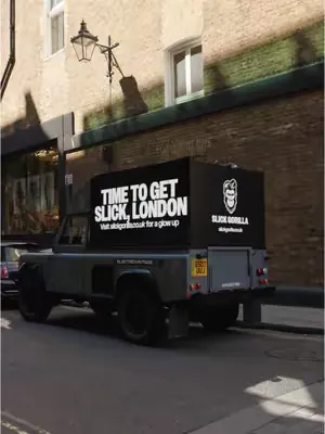 Slick on road 🛣️ Anyone spot the Slick Rover in London this weekend? 🦍