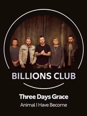 "Animal I Have Become" joins the BILLIONS CLUB on @Spotify!! We couldn't have done it without all of you hitting play ❤️‍🔥🤘🙏  On the back of a bus in Germany, what started as a dissonant riff and a no