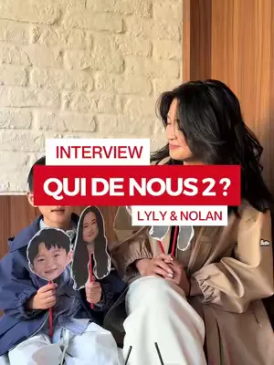 Qui de nous 2 entre Lyly et Nolan !  Un bon moment entre mère et fils pour la fête des mères 🫠🫶