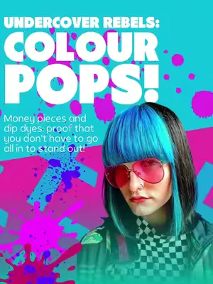 UNDERCOVER REBELS ✊🌈 You don't need to commit to a full vivid to join the club! Give yourself a pop of colour, just in time for spring ☀️ #crazycolor #vividhair
