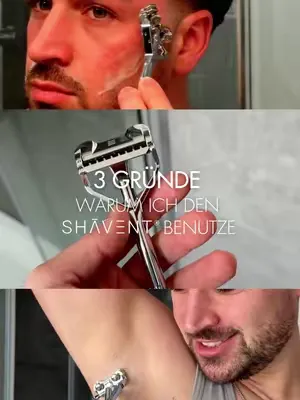 3 Gründe, warum immer mehr Menschen zu SHAVENT wechseln 👇 Eine Rasur, die sich besser anfühlt, langfristig Sinn macht und dich jahrelang begleitet. Ein Upgrade, das du sofort merkst. #shavent #shaving