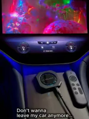 This is why I don’t leave the car right away after work 😌 Netflix. YouTube. Spotify. All on the car screen—while parked.#automotive #CARLUEX #CarTok #CarTech #CarEntertainment #CarAccessories