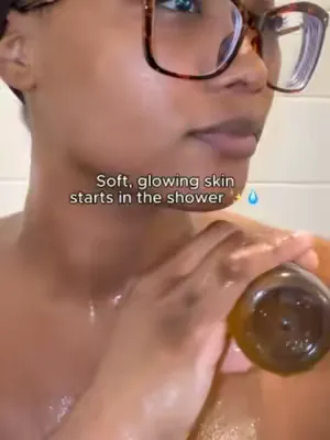 The easiest shower trick for soft skin 🛁✨