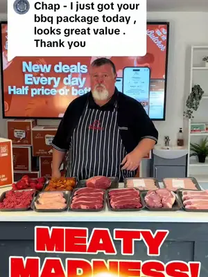 Replying to @Far too tired  🤩If you haven’t already, you need to try our Meaty Madness Hamper!  🥩This incredible hamper is filled with incredible meat at an excellent price! Right now you can get it f