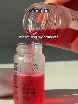 Did you know you can refill your minis with our full-size products? You can see how easy and satisfying it is 🫰✨ #Yepoda #KBeauty #ASMR #ASMRSkincare #RefillableBeauty 