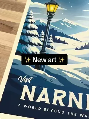 One of my newer pieces I haven’t shared on here yet! ❄️❤️ #artistsoftiktok #narnia #fanart #bookish #fantasyart 