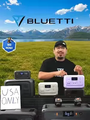 AUCTION ⚡Elite 10 & Elite 30 up for grabs 🔋 📅 Round 1: May 8–9 📅 Round 2: May 14–15 See you guys in live!  #bluetti #powerstation #powergenerator #solarpanel #camping #rv #auction #powerbank