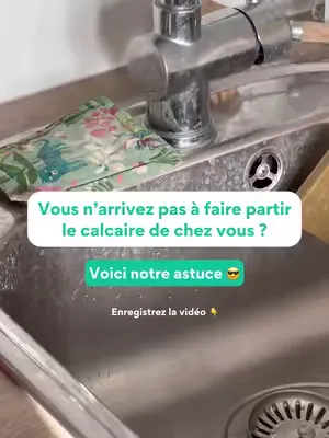 Vous ne savez plus comment enlever le calcaire de votre évier ou de votre douche ? 🚿 Voici notre astuce écologique et économique avec un seul produit ! 🌿 Dites-nous en commentaire si vous avez une aut
