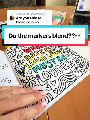Replying to @ZORN “The block colour from these markers look amazing… bur do they blend?!?!” I’ve seen this question popping up again and again, and I was so excited to answer it! Genuinely, I love how