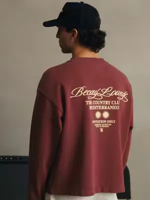 Club Crewneck Wine 🫱🏻‍🫲🏼 Made in Portugal 