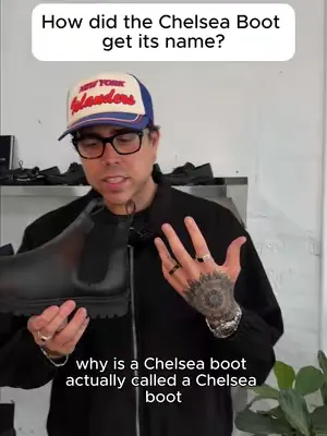 Looking into the origin of a classic. The history behind the Chelsea boot and its naming. #fashionhistory #footweardesign #clothingbrand #mensfashion 