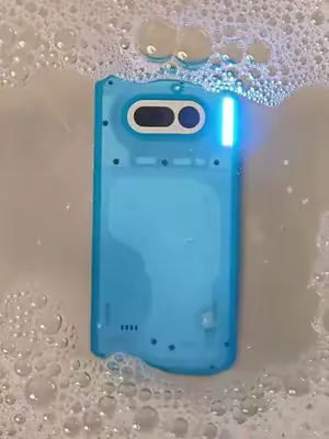 unfortunately the messages were waterproof