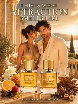 This is what attraction smells like. The Queen Elixir — soft, addictive, irresistible. Le Provocateur Elixir — deep, magnetic, seductive. Two fragrances. One irresistible chemistry. Discover the Elixi