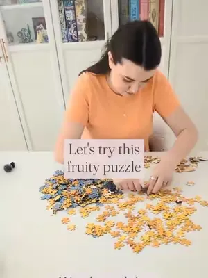 Puzzles but make it fruity! 🍌 Have you ordered yours yet? 🧩 #cloudberriesofficial #jigsawpuzzle #bananapuzzle #whimsy #puzzletok