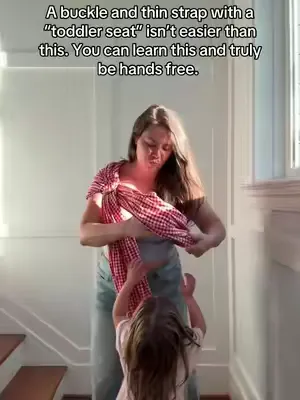 So many people are intimidated by Ring slings. And we get it! The industry has convinced you that something with a strap and a buckle is better. But it’s not even something that can be hands-free. It 