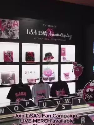 🎶✨LiSA fans, this one’s for you 🎶✨ Missed out on the concert merchandise? We’ve got you covered 👀 Selected LiSA merchandise, including her collectible vinyl, is now available at Sony Store, 313@somers