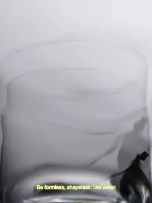 Be water my friend. 