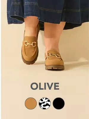 Your feet aren’t too wide. Ordinary shoes are just too narrow. The Olive loafer brings fashion and real life together. Zero pinching: A true wide fit (H-width) from size 37 to 43, so your feet can set