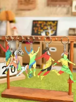 Take your team everywhere ⚽️🔥 Custom funny keychains by LX2 Who are you backing this season? 👀 👇 Make yours 👉 LX2 link in bio #LaserEngraving #maker #DIY #LaserPecker #LX2 #lasercutting #DIYProjects #