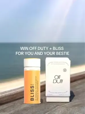 GIVEAWAY ALERT 👯‍♀️  In honor of National Best Friends Day, we’re giving away ✌️ (two) Bestie Bundles — one for you and one for your ride-or-die. Each bundle includes Bliss + Off Duty to kick off your