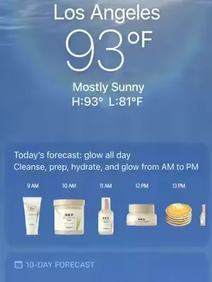 Today's skincare forecast: 100% chance of glow. ☀️✨ Can you spot your favorite SKINFOOD product throughout the day? 👀 #ricescrub #riceserum #peachcottonpowder #salmonconcealer #skinfood