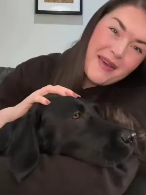 Meet Holly and her 5-year-old fur baby, zoomies queen and mud-magnet, @magsblacklab! 😂 We are *so* unbelievably proud to play a part in keeping those zoomies going well past puppyhood by supporting yo