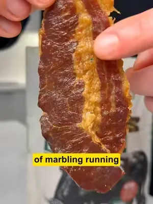 Ever wonder why some jerky tastes dry no matter how much seasoning is on it? 🤔 Because seasoning can't replace flavor that's already been removed. Brisket is different. Its natural marbling melts and 