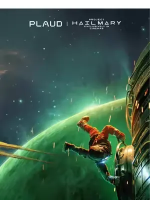 The wait is over! Project Hail Mary is playing in theaters!. What do you think of the movie? Let us know. #plaud #projecthailmary  #movie  