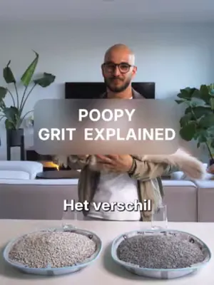 Het duurde even, maar eindelijk is die live, Poopy Grit!#getpoopy