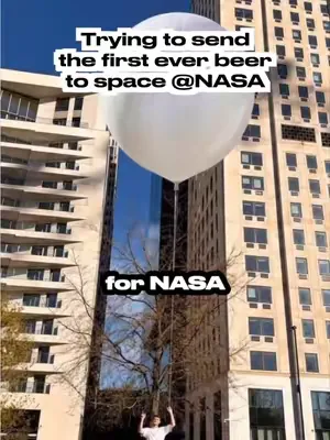Trying to send the first ever beer to space @NASA 