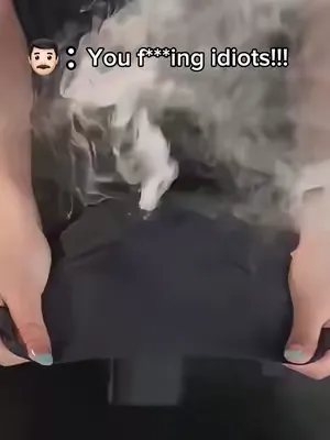 What an idiot! 