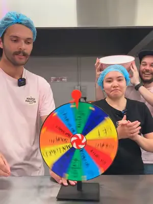 What will be her PUNISHMENT?! 😳🚨 Who will lose next month? 🔥 #marshmallow #smallbusiness #satisfying #candy #smore