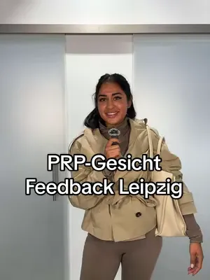 Hey Ihr Lieben, heute bekommt ihr ein kurzes Feedback von einer wunderbaren Kundin von uns, die bei uns war für ihre  PRP-Behandlung im Gesicht in Leipzig im @Höfe am Brühl da sie nicht so schmerzempf