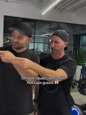 Dropping this Saturday on our YouTube channel. Don’t miss Marty and Moog from Mightly Car Mods in the hot seat answering hot questions 🔥 🏎️ @mightycarmods_official #mcm #hotlaps #quadlock #simracing 