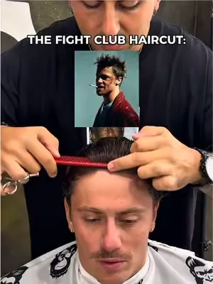 ✂️ The iconic fight club haircut, did he do it justice? 🤔 