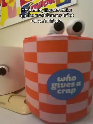 how many likes can I get??? #ToiletPaper #WhoGivesACrap #OrangeRoll