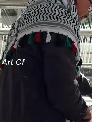 Keffiyeh weaving is a craft deeply rooted in Palestinian culture. While the keffiyeh can now be found almost everywhere, its survival depends on those still committed to preserving it authentically an