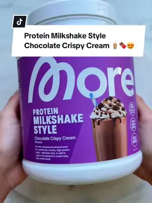 Protein Milkshake Style Chocolate Crispy Cream 🧋🍫 Perfekt für alle Schoko-Lover! 😍 12.04 - ab 11 Uhr! 🕚 25% mit „VANESSA“ 🤩 #morenutrition #proteinshake 