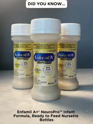 Plus, it’s our closest formula to breast milk ever* 💕 *Breastfeeding is best for babies †DHA helps support normal physical brain development ‡HuMO6™ blend of Polydextrose, GOS, 2’-FL, Vit C & E and Se
