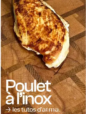 Inox vs anti-adhésif : même filet de poulet, deux résultats très différents. Victor, co-fondateur d'Atma vous explique pourquoi. #tuto #chicken #inox #cuisson #tip 