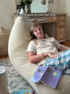 Warning: The Snuggle Sack may cause excessive comfort. Side effects include getting lost in a good book, binge watching a favorite show, or keeping personal space while hanging with family. Some users
