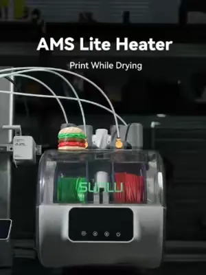 Your AMS Lite just got an upgrade. 🚀 Introducing the SUNLU Filadryer AMS Lite Heater — designed specifically to work with your Bambu AMS Lite, not against it. 🔹 Print while drying — no more stopping m