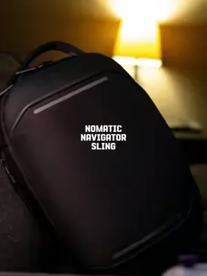 Most people do not know sling bags can be this dialed in. RFID pocket. Camera slot. Phone access. AirTag clip. 10 liters. Zero wasted space. Would you swap your backpack for this? #NOMATIC #NavigatorS
