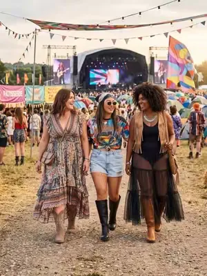 Are you Team Cowboy 🤠, Team Rock 🖤, or Team Boho 🌾? Every festival-goer has her own vibe, but there’s one thing they all have in common: the ultimate pair of boots to perfect the look. ✅ Zero compromi