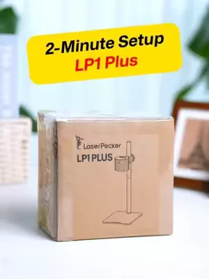 🚀 LP1 Plus is coming!   Set up in just 2 minutes.    Tiny laser. Big smiles.    More features on the way 👀   #LaserPecker #LP1Plus #Engraving #DIY #maker