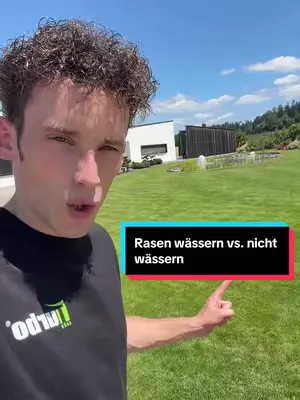 Rasen wässern💦 vs. nicht wässern 🚫 #rasen 
