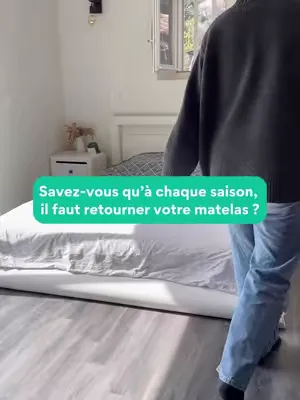 Le saviez-vous ? Vous devez retourner votre matelas à chaque nouvelle saison 🌸 Voici nos conseils pour entretenir votre matelas et lui permettre d’avoir une plus longue longévité ☺️ #cleaningtips