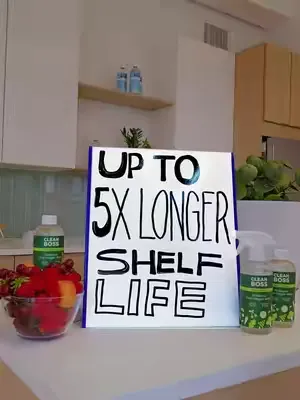 Have you tried Eat Cleaner yet? 🍓✨ Once you do, you'll never go back to a basic rinse. I 'Eat Clean' ALL my berries! 🍓🫐🍒🍇🍌 I just spray, wait 2 minutes, rinse, and then store them airtight in the frid
